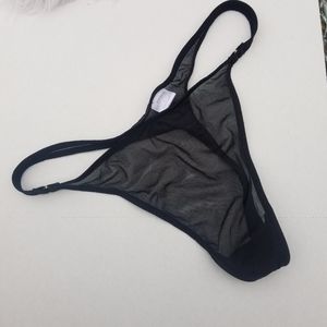 EXPRESS brand VINTAGE high hip sheer mesh THONG